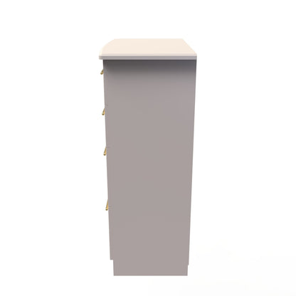 Haworth Tall Chest of Drawers Off-White 4 Drawers 108cm