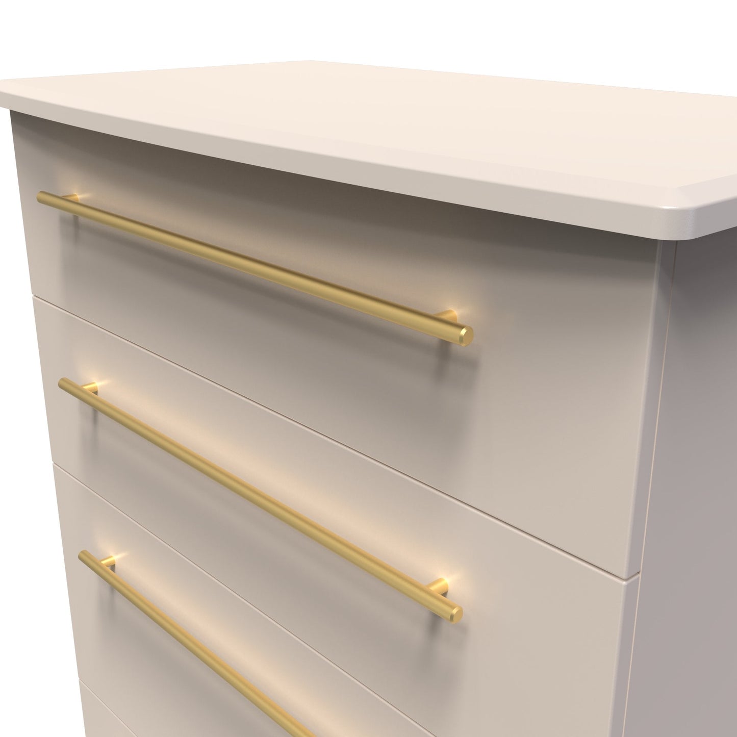 Haworth Tall Chest of Drawers Off-White 4 Drawers 108cm