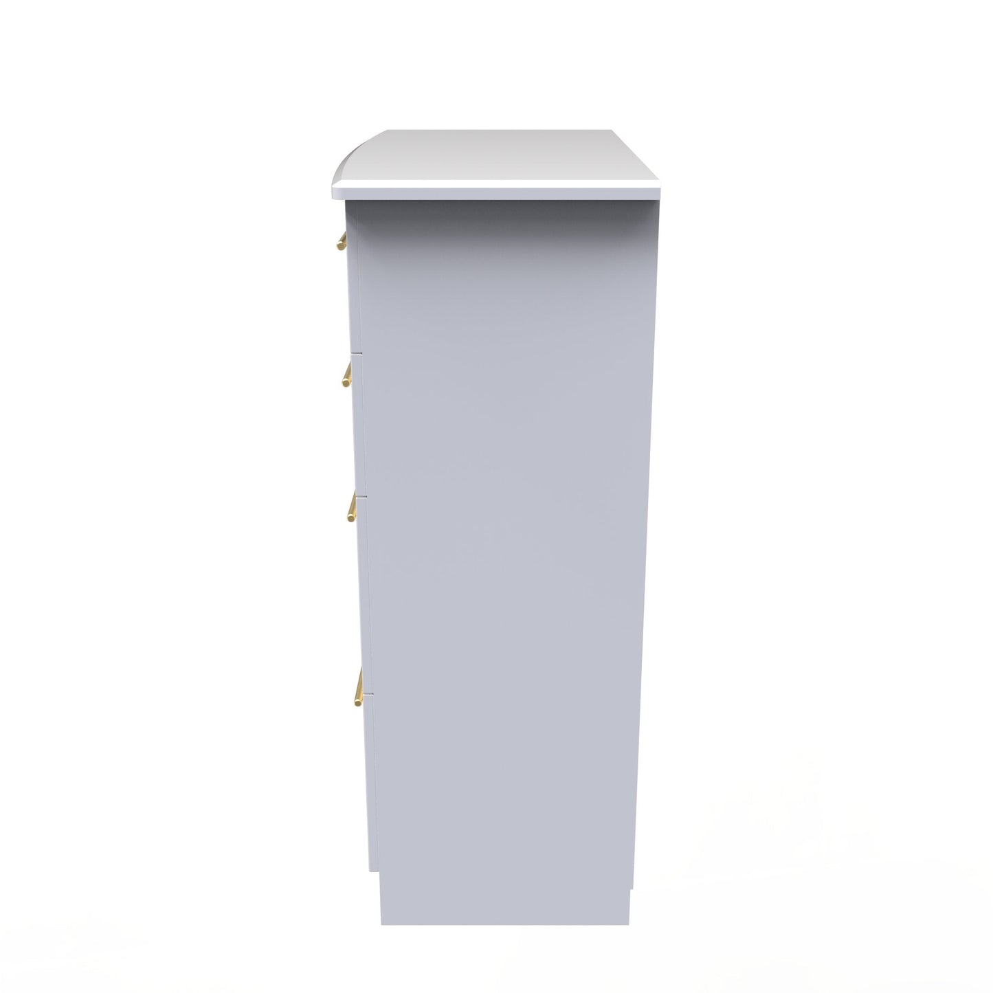 Haworth Tall Chest of Drawers White 4 Drawers 108cm