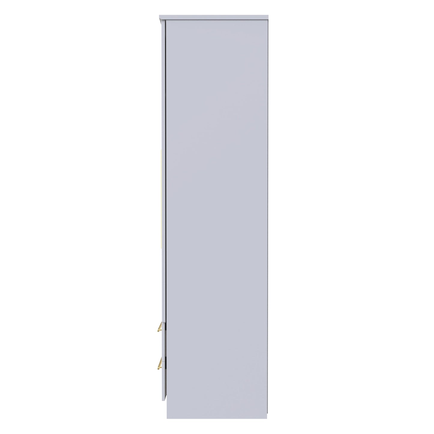 Haworth Tall Wardrobe White 2 Doors 2 Drawers 196cm