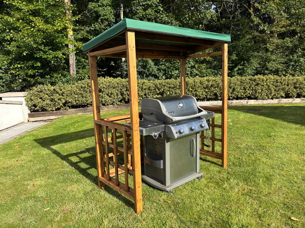 Scandinavian Redwood Garden BBQ Shelter by Charles Taylor Green