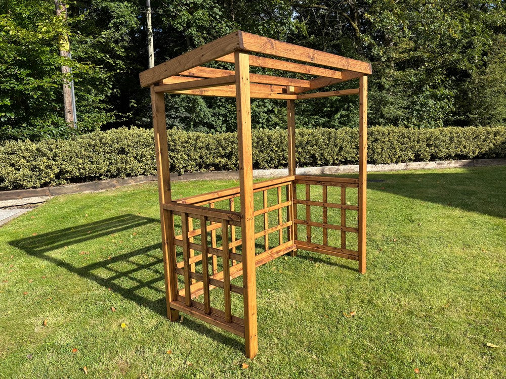 Scandinavian Redwood Garden BBQ Shelter by Charles Taylor Green