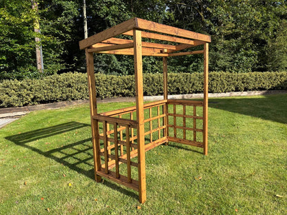 Scandinavian Redwood Garden BBQ Shelter by Charles Taylor Green