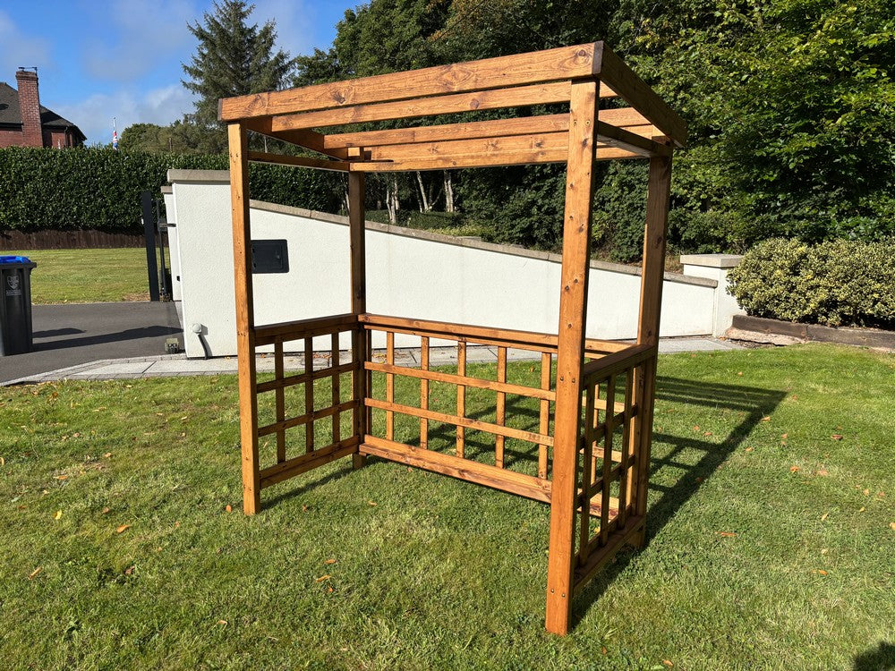 Scandinavian Redwood Garden BBQ Shelter by Charles Taylor Green