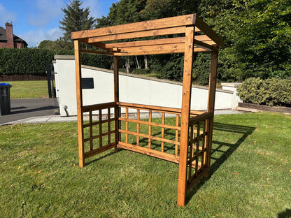 Scandinavian Redwood Garden BBQ Shelter by Charles Taylor Green