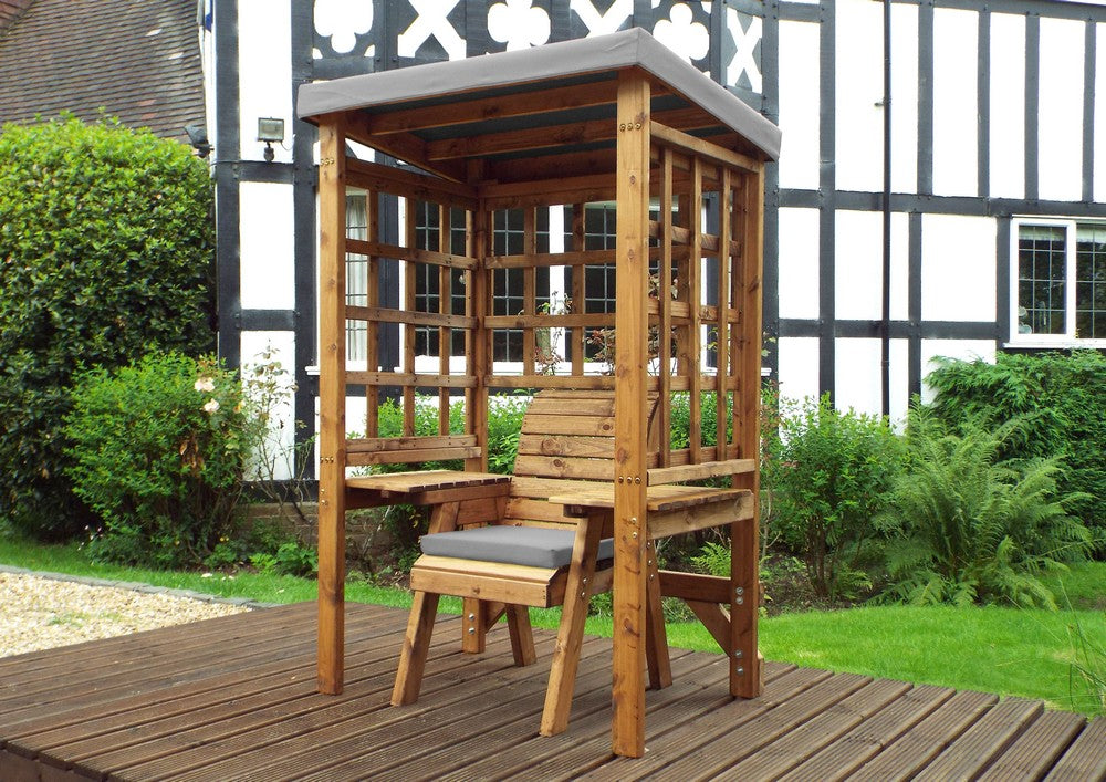 Scandinavian Redwood Natural Garden Chair Arbour Cushions