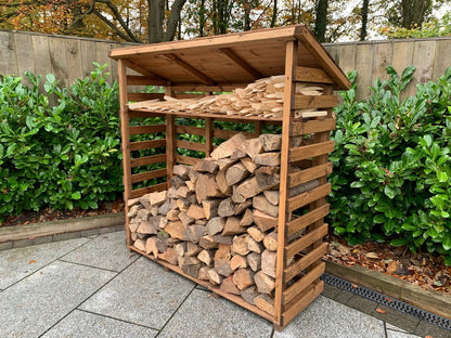 Scandinavian Redwood Garden Log Store by Charles Taylor Primary Image