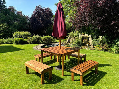 Knights Garden Patio Dining Set by Charles Taylor - 8 Seats