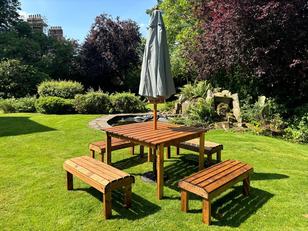 Knights Garden Patio Dining Set by Charles Taylor - 8 Seats