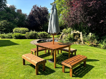 Knights Garden Patio Dining Set by Charles Taylor - 8 Seats
