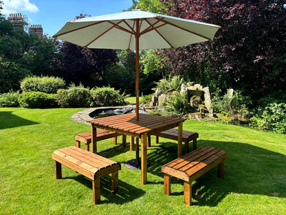 Knights Garden Patio Dining Set by Charles Taylor - 8 Seats