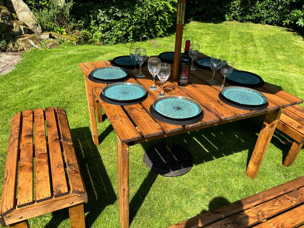 Knights Garden Patio Dining Set by Charles Taylor - 8 Seats