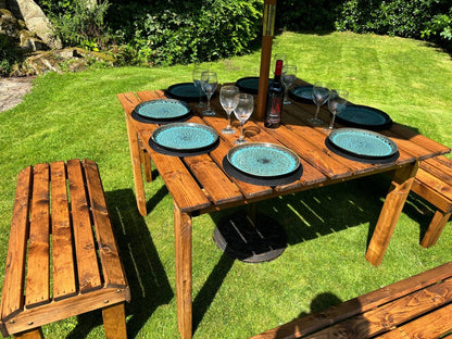 Knights Garden Patio Dining Set by Charles Taylor - 8 Seats