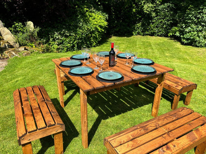 Knights Garden Patio Dining Set by Charles Taylor - 8 Seats