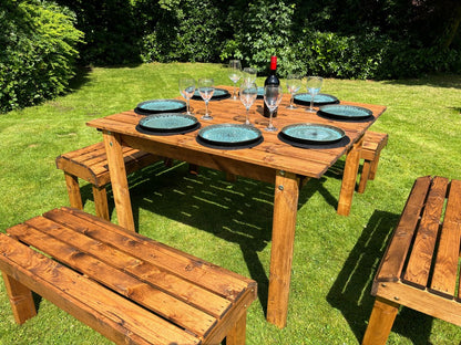 Knights Garden Patio Dining Set by Charles Taylor - 8 Seats