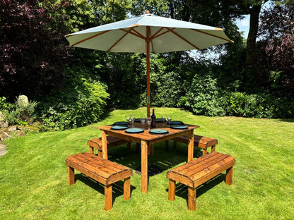 Knights Garden Patio Dining Set by Charles Taylor - 8 Seats