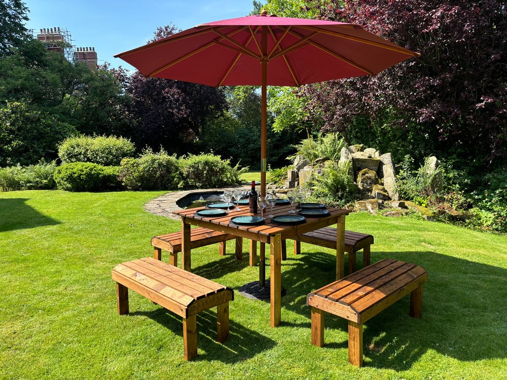 Knights Garden Patio Dining Set by Charles Taylor - 8 Seats