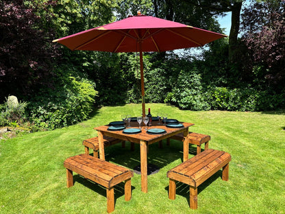 Knights Garden Patio Dining Set by Charles Taylor - 8 Seats