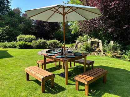 Knights Garden Patio Dining Set by Charles Taylor - 8 Seats