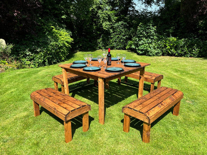 Knights Garden Patio Dining Set by Charles Taylor - 8 Seats