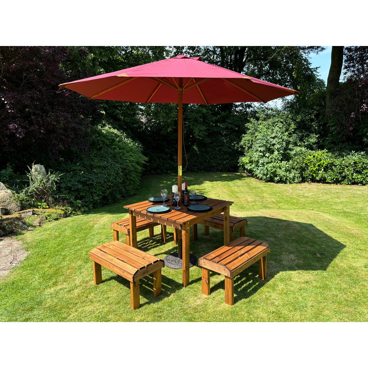 Knights Garden Patio Dining Set by Charles Taylor - 4 Seats