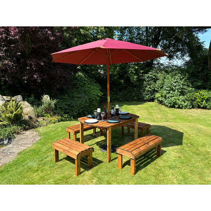 Knights Garden Patio Dining Set by Charles Taylor - 6 Seats