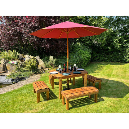 Knights Garden Patio Dining Set by Charles Taylor - 6 Seats