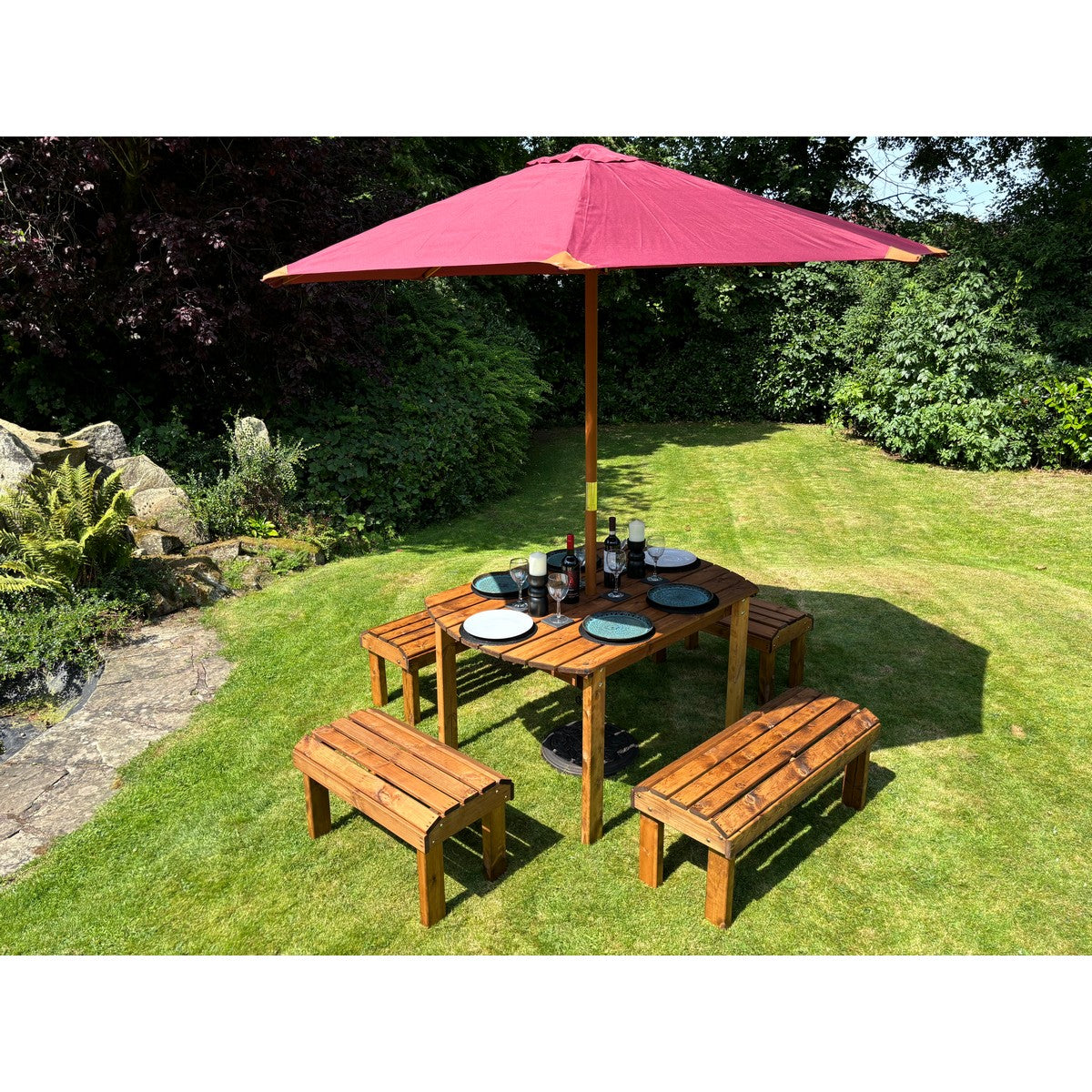 Knights Garden Patio Dining Set by Charles Taylor - 6 Seats