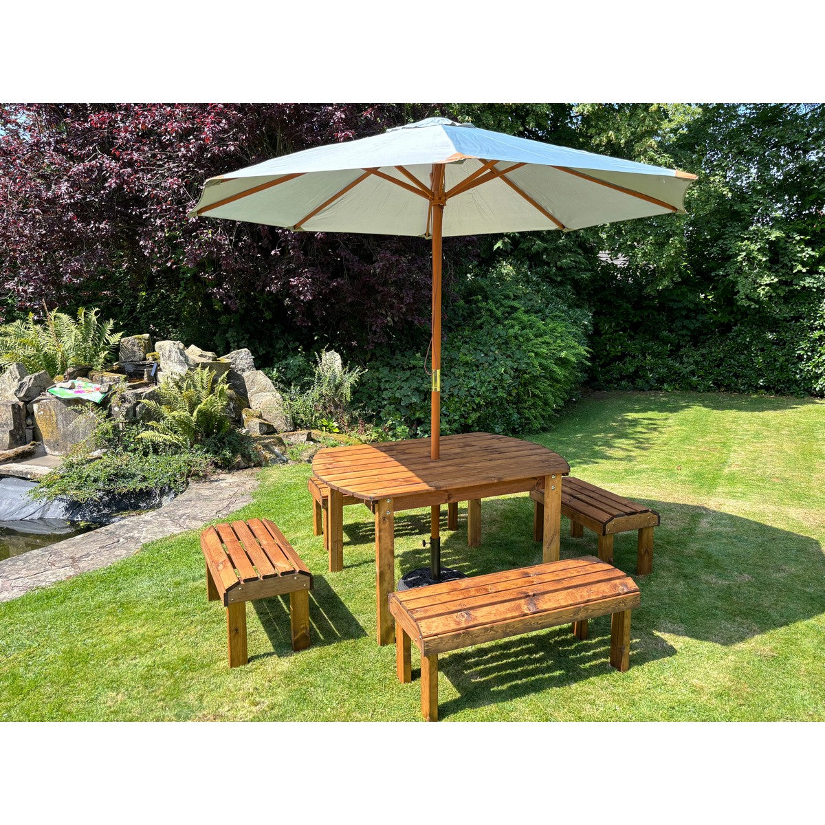 Knights Garden Patio Dining Set by Charles Taylor - 6 Seats