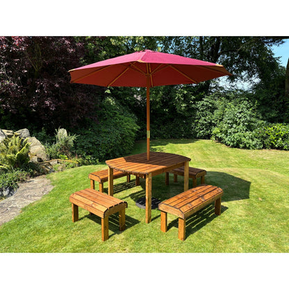 Knights Garden Patio Dining Set by Charles Taylor - 6 Seats