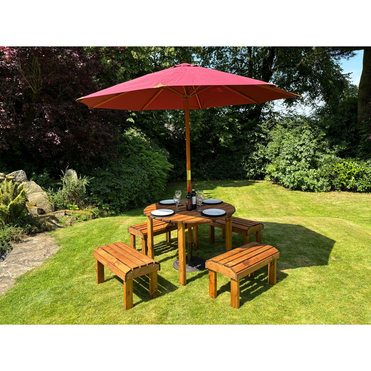 Knights Garden Patio Dining Set by Charles Taylor - 4 Seats