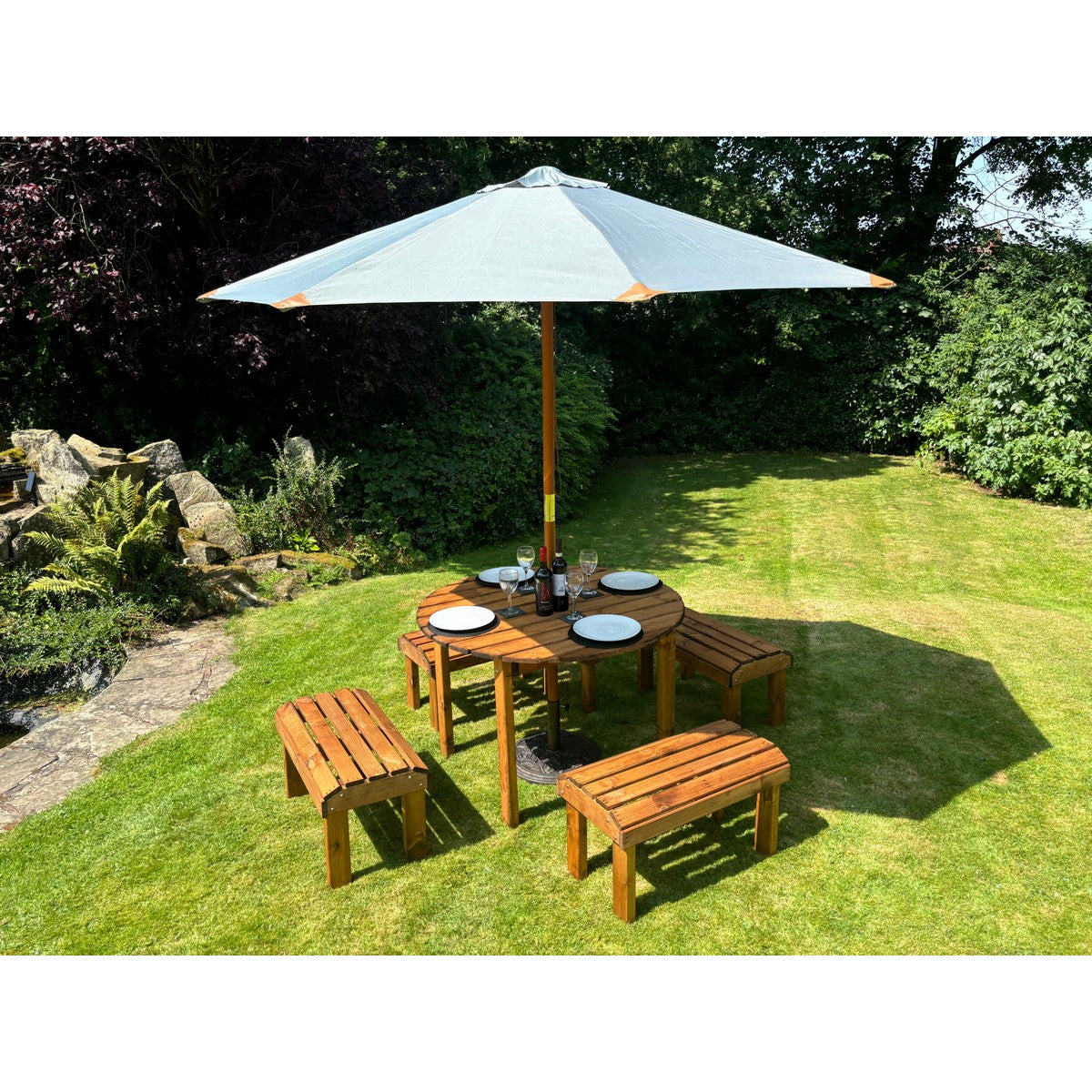 Knights Garden Patio Dining Set by Charles Taylor - 4 Seats