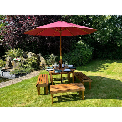 Knights Garden Patio Dining Set by Charles Taylor - 8 Seats