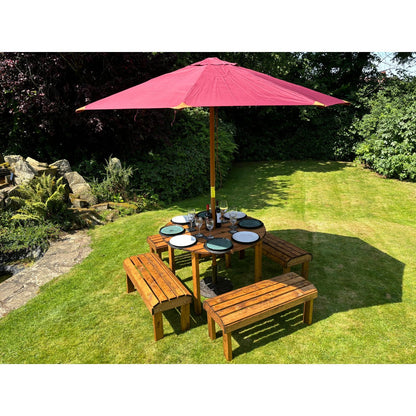 Knights Garden Patio Dining Set by Charles Taylor - 8 Seats