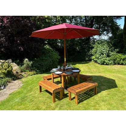 Knights Garden Patio Dining Set by Charles Taylor - 8 Seats