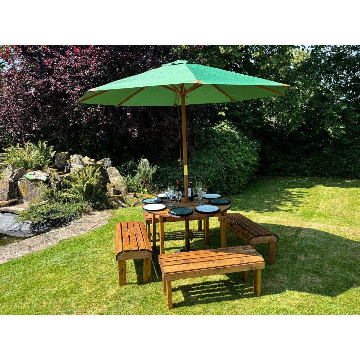 Knights Garden Patio Dining Set by Charles Taylor - 8 Seats