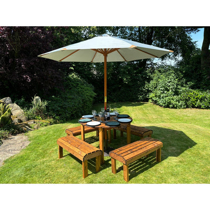 Knights Garden Patio Dining Set by Charles Taylor - 8 Seats