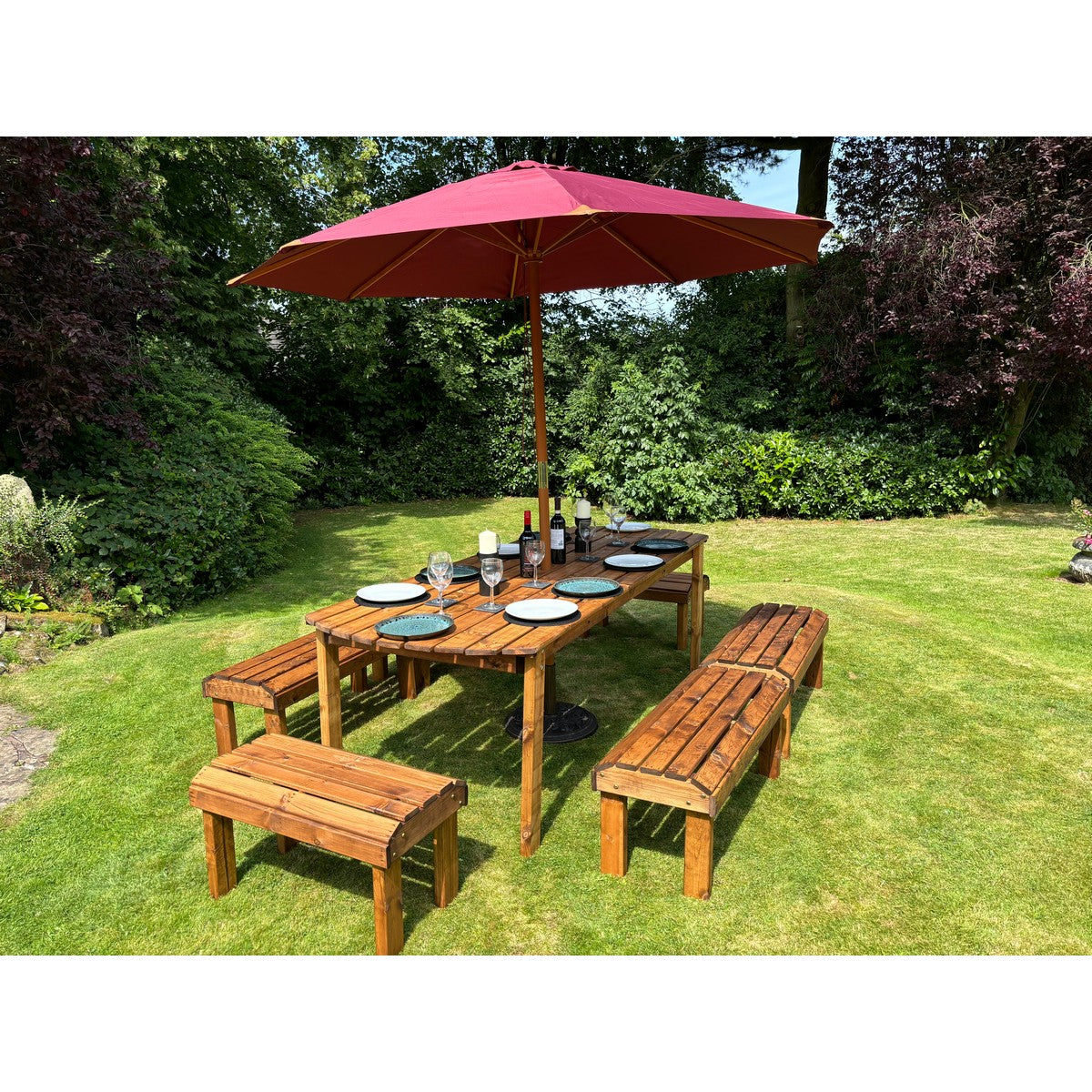 Knights Garden Patio Dining Set by Charles Taylor - 10 Seats