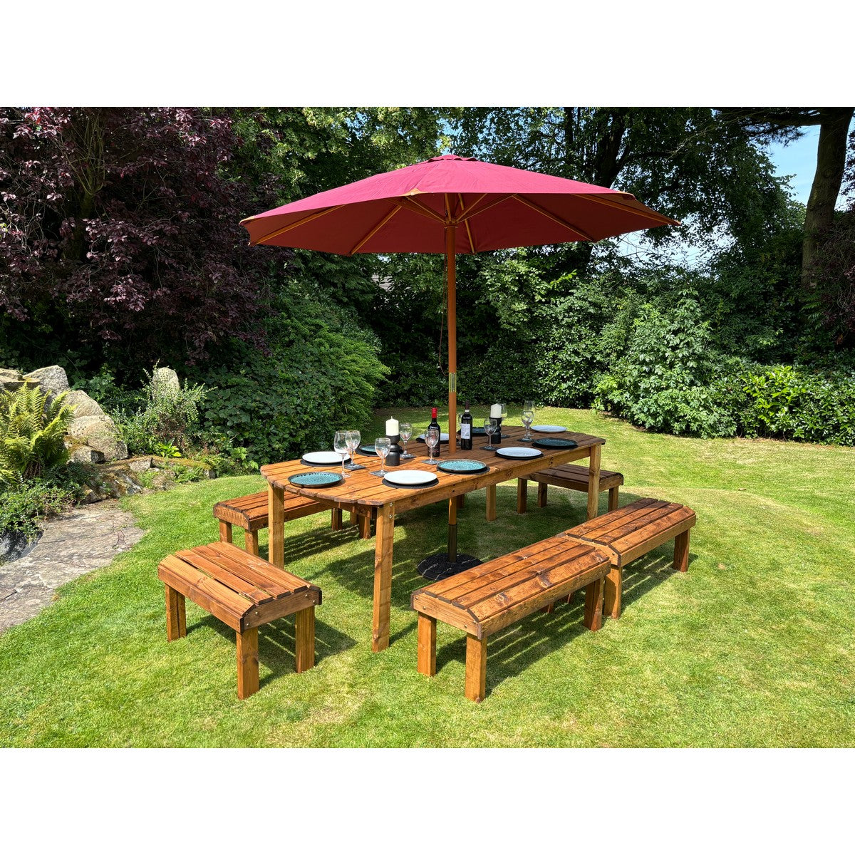 Knights Garden Patio Dining Set by Charles Taylor - 10 Seats