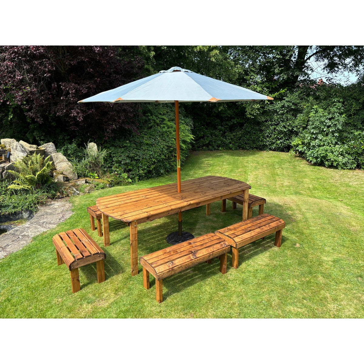 Knights Garden Patio Dining Set by Charles Taylor - 10 Seats