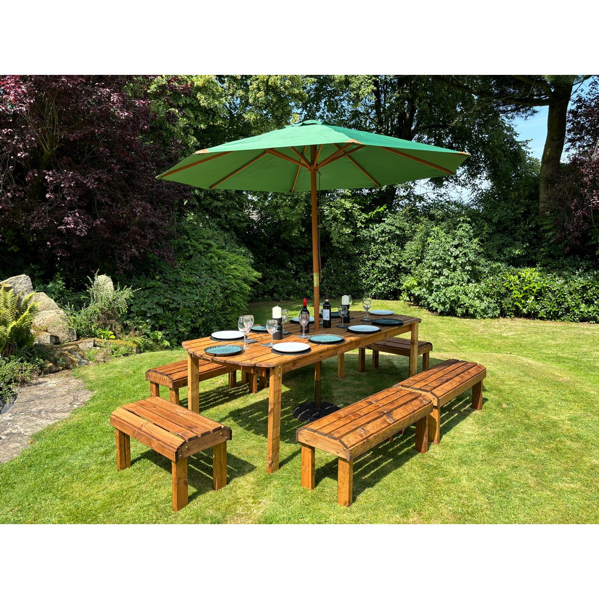 Knights Garden Patio Dining Set by Charles Taylor - 10 Seats