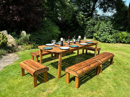 Knights Garden Patio Dining Set by Charles Taylor - 10 Seats