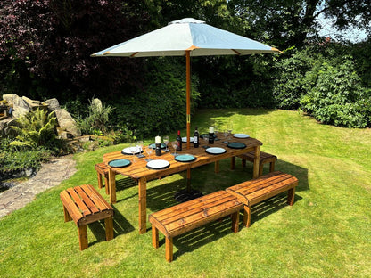 Knights Garden Patio Dining Set by Charles Taylor - 10 Seats