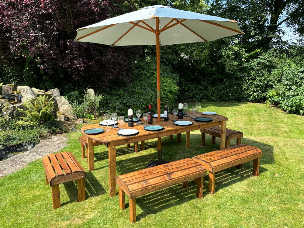 Knights Garden Patio Dining Set by Charles Taylor - 10 Seats