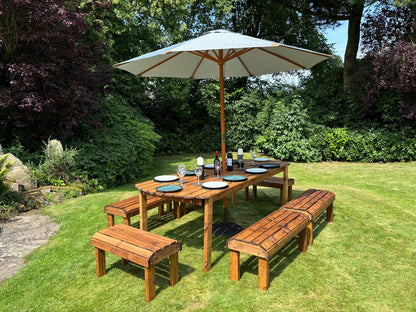 Knights Garden Patio Dining Set by Charles Taylor - 10 Seats