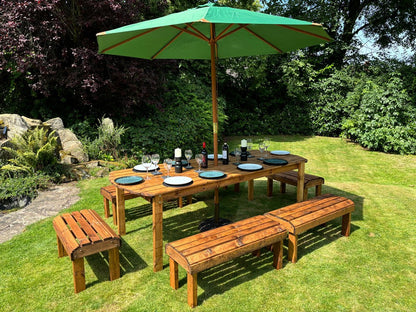 Knights Garden Patio Dining Set by Charles Taylor - 10 Seats