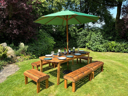 Knights Garden Patio Dining Set by Charles Taylor - 10 Seats