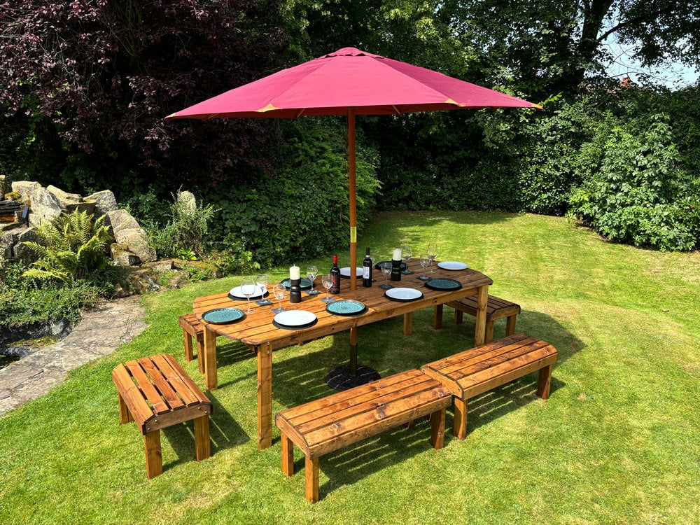 Knights Garden Patio Dining Set by Charles Taylor - 10 Seats