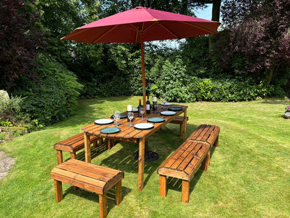 Knights Garden Patio Dining Set by Charles Taylor - 10 Seats