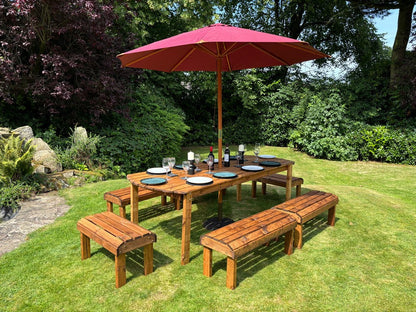 Knights Garden Patio Dining Set by Charles Taylor - 10 Seats